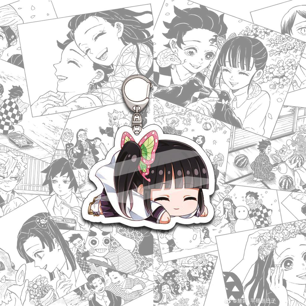 Móc Khoá, Móc Chìa Khoá Chibi Kimetsu No Yaiba Được Làm Bằng Acrylic In 2 Mặt Chất Lượng Cao Cực Ngầu Và Cute - SakuMai