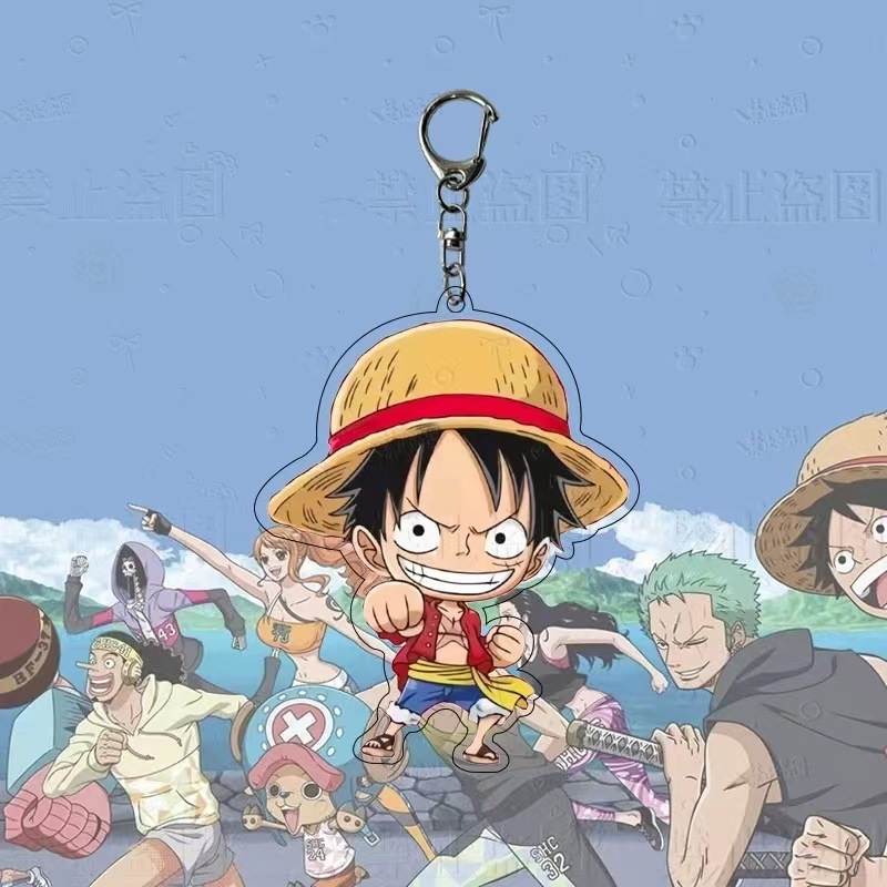 Móc Khoá, Móc Chìa Khoá One Piece Gear 5 Cực Ngầu In 2 Mặt Chất liệu Mica Trong Acrylic Nhiều Mẫu Luffy Zoro - SakuMai