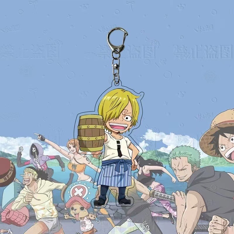 Móc Khoá, Móc Chìa Khoá One Piece Gear 5 Cực Ngầu In 2 Mặt Chất liệu Mica Trong Acrylic Nhiều Mẫu Luffy Zoro - SakuMai