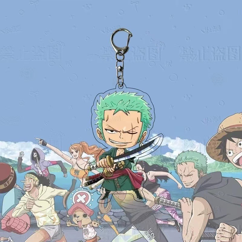 Móc Khoá, Móc Chìa Khoá One Piece Gear 5 Cực Ngầu In 2 Mặt Chất liệu Mica Trong Acrylic Nhiều Mẫu Luffy Zoro - SakuMai