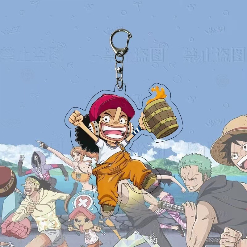 Móc Khoá, Móc Chìa Khoá One Piece Gear 5 Cực Ngầu In 2 Mặt Chất liệu Mica Trong Acrylic Nhiều Mẫu Luffy Zoro - SakuMai