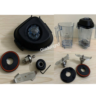 Phụ kiện  máy xay sinh tố công nghiệp Vitamix : lưỡi dao , đế đỡ , nắp ,  thanh khuấy , trục nấm