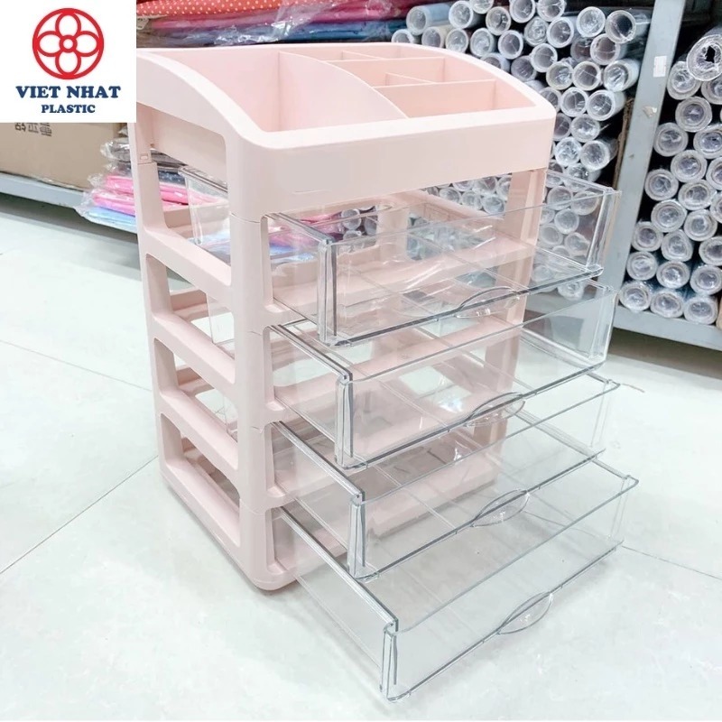 Tủ Mỹ Phẩm 2 ngăn 3 ngăn 4 ngăn Hokori Chính Hãng Việt Nhật (mã 3636-2,3,4)