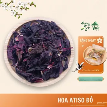Hoa Atiso Đỏ Sấy Khô Túi 1kg HƯƠNG TRÀ VIỆT Dùng Pha Trà