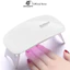 Đèn hơ móng tay Mini SUN 6 bóng LED USB, gấp gọn tiện lợi, hơ gel khô nhanh hiệu quả