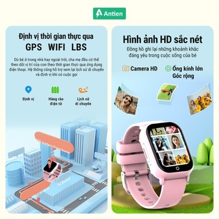 Đồng Hồ Định Vị Trẻ Em Wonlex CT22 - Lắp Sim 4G Nghe Gọi Video Call, SOS, GPS,WIFI,LBS - Chính Hãng