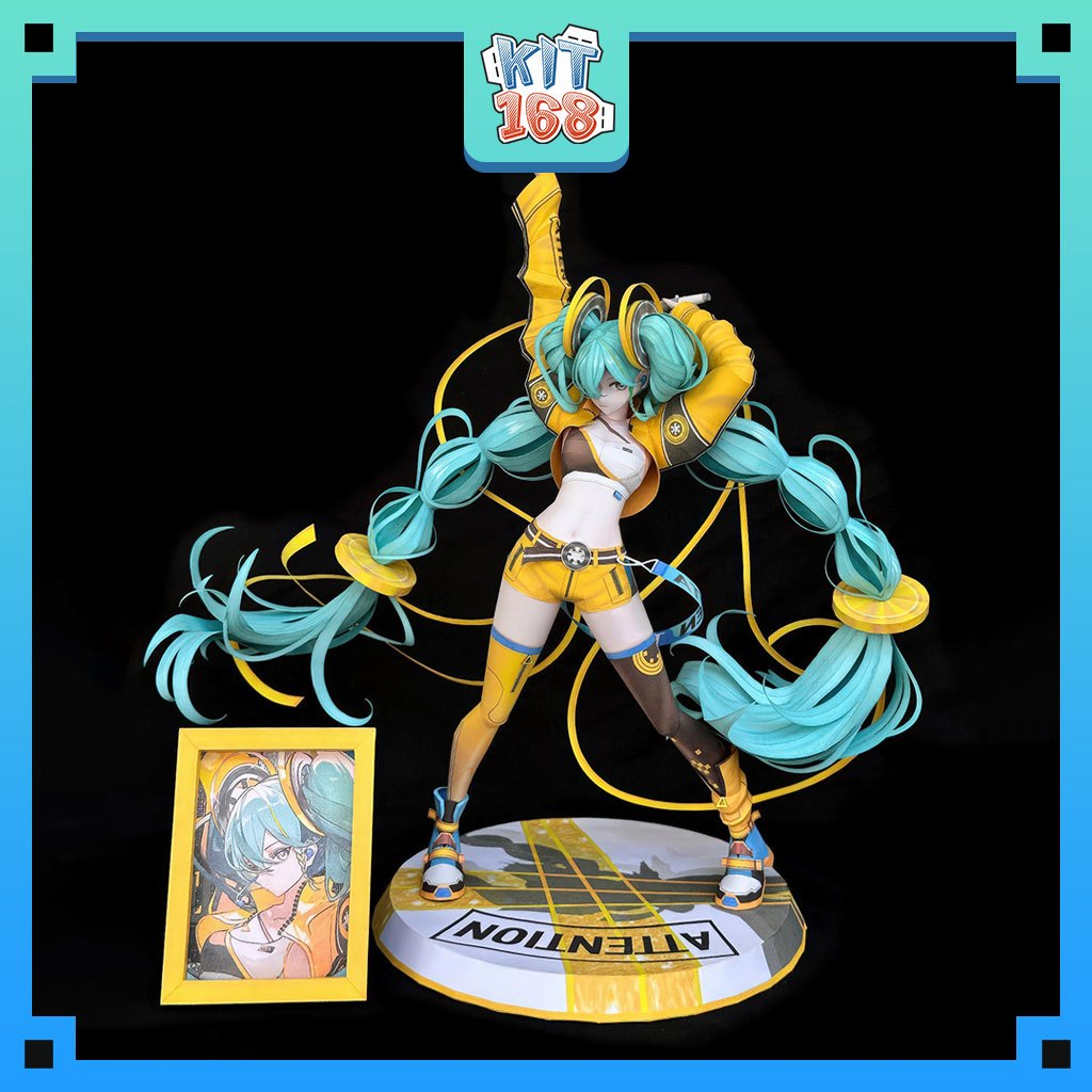 Mô hình giấy Anime Game Hatsune Miku 17th Anniversary Celebration ...