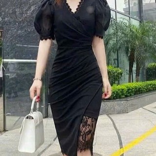ĐẦM BODY DỰ TIỆC PHỐI REN KÈM PHỤ KIỆN PHONG CÁCH NỮ TÍNH SANG TRỌNG PHÙ HỢP THỜI TRANG