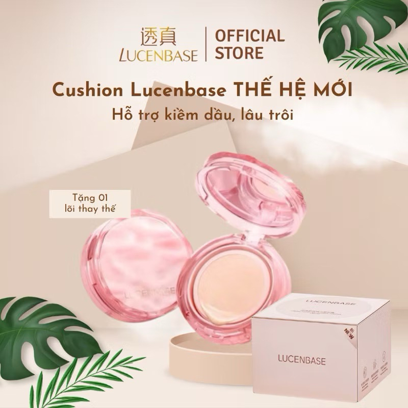 [LUCENBASE] Cushion Lucenbase kèm lõi thay thế 15g x2 | Shopee Việt Nam
