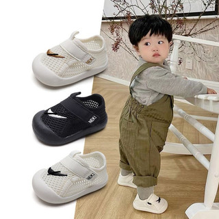 Giày quai dán lưới thoáng chân cho bé tập đi chống trơn trượt cho bé ( form nhỏ mn tăng 0.5-1cm )