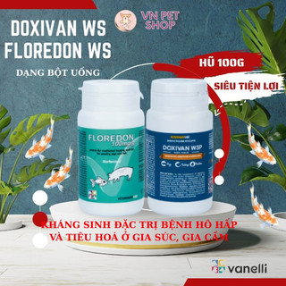 Thuốc thú y FLOREDON Florfenicol dạng bột trị hô hấp tiêu hoá nhiễm trùng ở tôm cá gia súc gia cầm