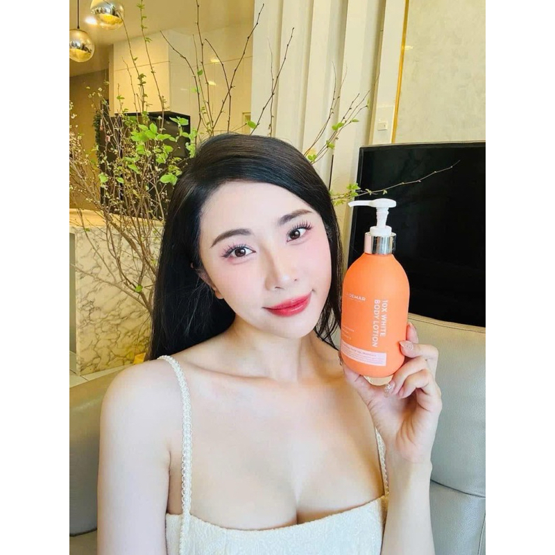 Kem body sena demar 10x white body lotion giúp dưỡng trắng da 300ml - hạn 2028 kem body senademar Hàn Quốc  IS311