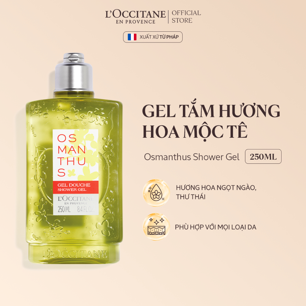 Ảnh Gel Tắm Hương Hoa Mộc Tê L'Occitane Osmanthus 250ML 21 4