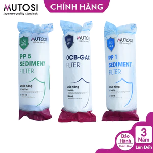 Lõi lọc thô 1,2,3 Mutosi - Hàng chính hãng thay thế cho máy lọc RO