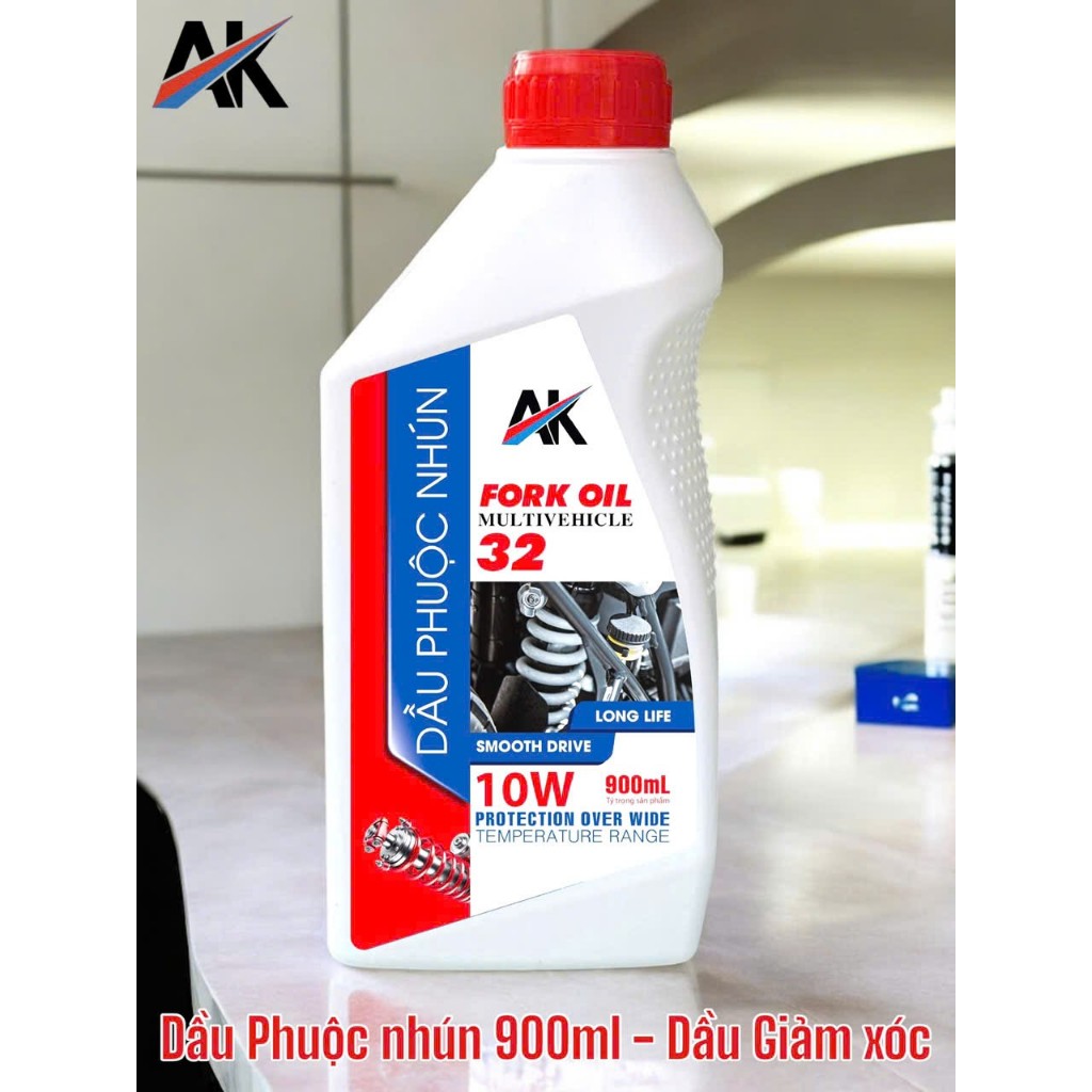 DẦU PHUỘC GIẢM XÓC AK FORK OIL 32 10W 900ML