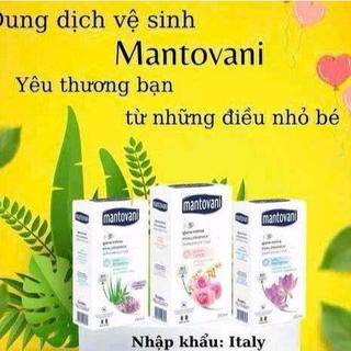 [Kèm Quà Tặng] Mantovani Dung dịch vệ sinh phụ nữ, tạo bọt làm sạch sâu | Chai 250ml