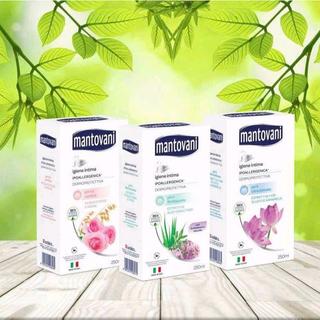 [Kèm Quà Tặng] Mantovani Dung dịch vệ sinh phụ nữ, tạo bọt làm sạch sâu | Chai 250ml
