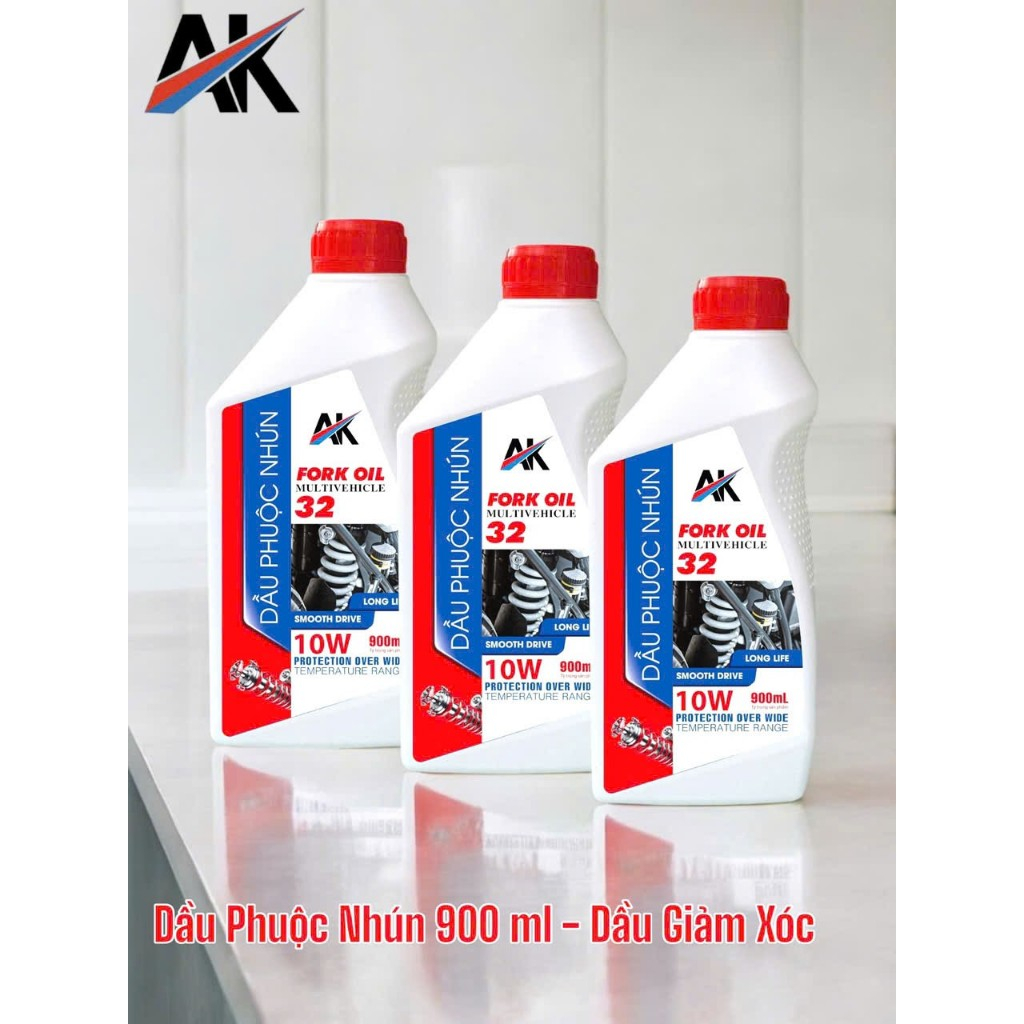DẦU PHUỘC GIẢM XÓC AK FORK OIL 32 10W 900ML