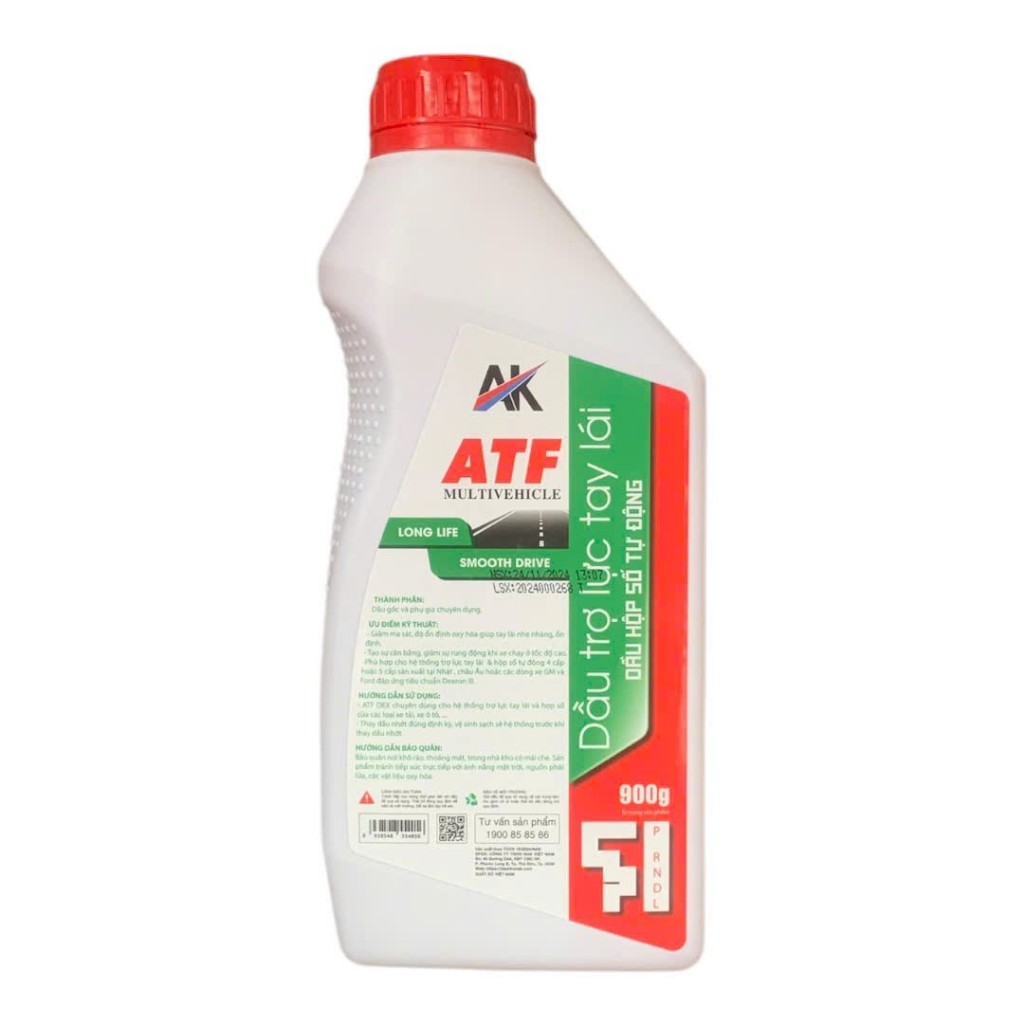 DẦU NHỚT AK ATF - 900Gr - DẦU TRỢ LỰC TAY LÁI