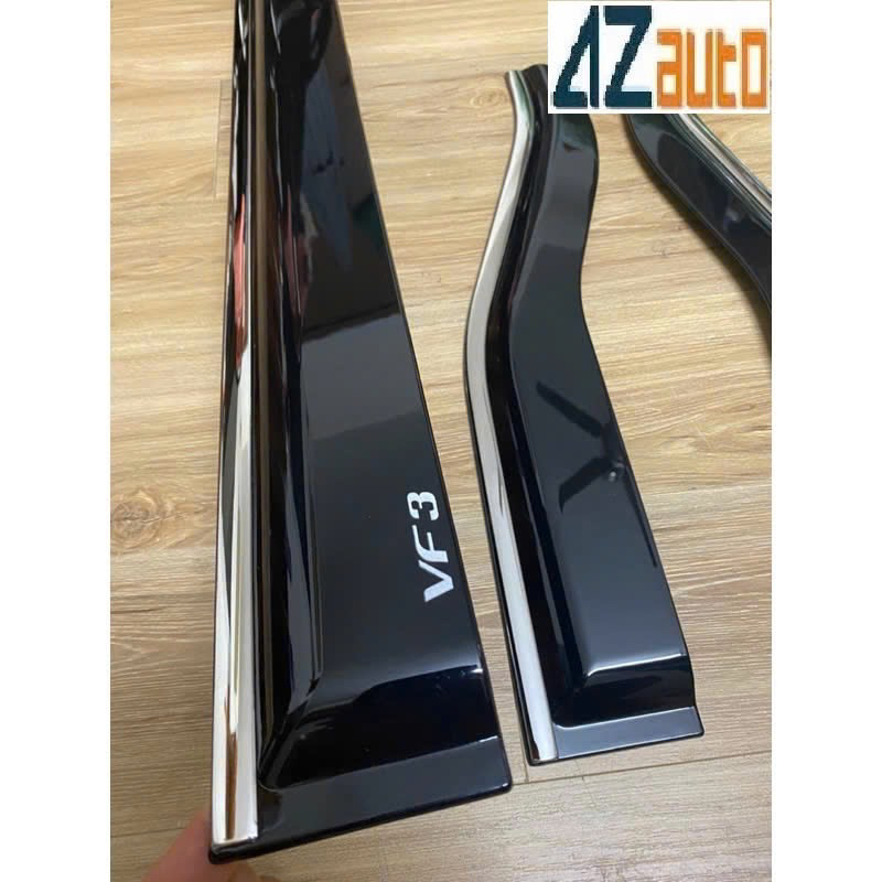Vè che mưa xe Vinfast VF3 chỉ inox sáng bóng hàng cao cấp