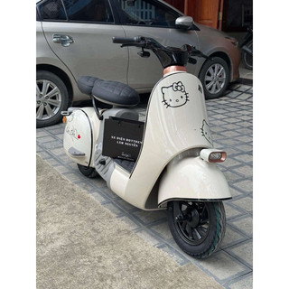 tem dán trang trí xe điện hello kity