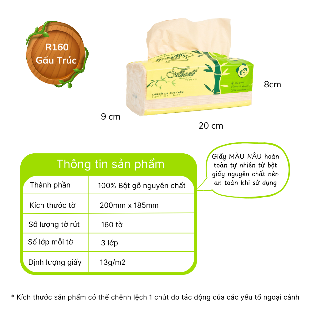 Thùng 9 Giấy ăn Silkwell khổ lớn, combo giấy rút lụa mềm mại, 100% bột giấy nguyên chất an toàn