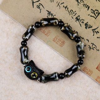 Vòng Tay Mèo Đêm Song Nhãn – tượng trưng cho sự bảo vệ, huyền bí và cá tính mạnh mẽ