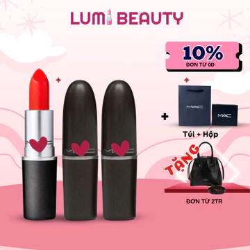 Son Thỏi MAC Matte Lipstick 602 607 612 Chất Son Mềm Mịn Che Khuyết Điểm Môi Cực Đỉnh