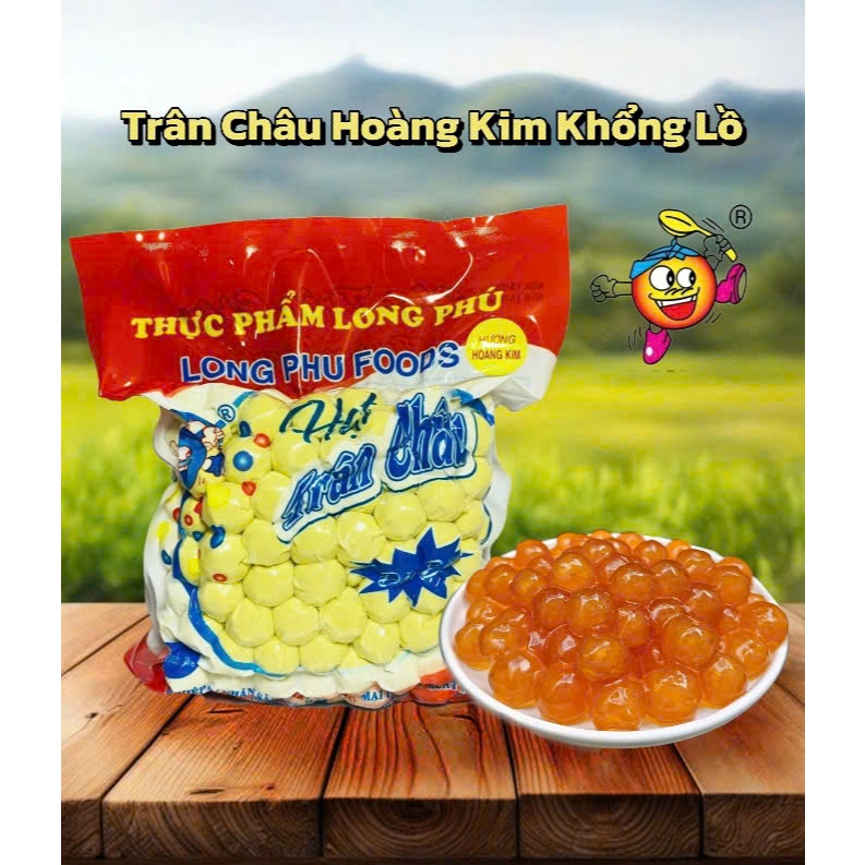Trân châu Hoàng kim KHỔNG LỒ đặt biệt LONG PHÚ gói 1kg