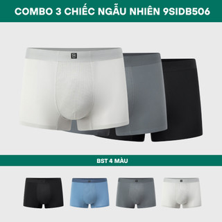 [T7_ĐỒNG GIÁ 249K] Combo 3 Quần Sịp Đùi Nam Boxer Ngẫu Nhiên Quần Lót Nam Biluxury Thoáng Khí (Không hỗ trợ đổi hàng)