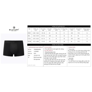 [T7_ĐỒNG GIÁ 249K] Combo 3 Quần Sịp Đùi Nam Boxer Ngẫu Nhiên Quần Lót Nam Biluxury Thoáng Khí (Không hỗ trợ đổi hàng)