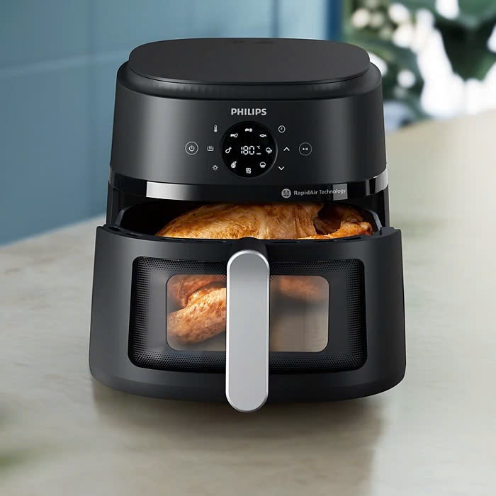 Nồi Chiên Không Dầu Philips NA231/00 6.2L (40.4*30.9*30.8cm) Đa Năng Chính Hãng Bảo Hành 24 Tháng