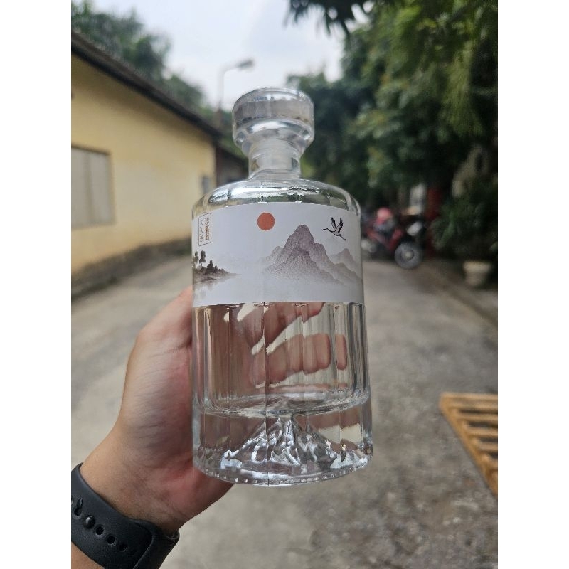 Vỏ Chai Hibiki 500ml – Chai Thủy Tinh Sang Trọng, Cao Cấp