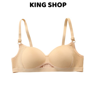 Combo 3 Áo Ngực Nữ Cotton Mút Mỏng Nhẹ Gân Tăm Không Gọng, Áo Lót Mềm Thoáng Mát King Shop A-6114