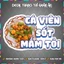 Decal CÁ VIÊN SỐT MẮM TỎI - Decal Dán Tường Trang Trí Quán Ăn, Trà Sữa, Cà Phê.
