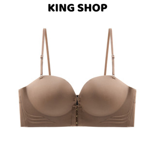 Combo 2 Áo Ngực Nữ Su Không Gọng Mút Dày 3 Nấc Cài Trước, Áo Lót Dây Tháo Rời Mềm King Shop A-806