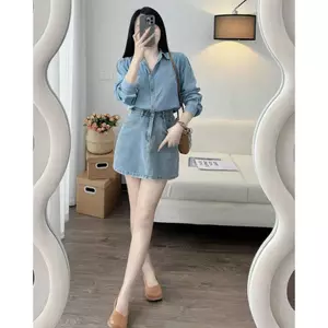 🍊Set áo sm 1 túi tay dài + cv jean 🔥 MEOINDAHOUS 🔥 ( VUI LÒNG IB MÈO ĐỂ ĐƯỢC TƯ VẤN KÍCH CỠ Ạ )