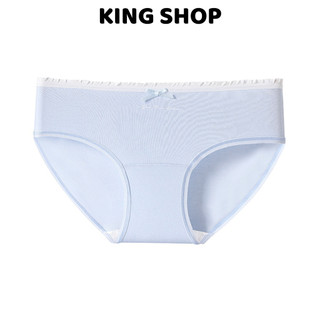 Combo 3 Quần Lót Nữ Cotton Viền Ren Đính Nơ Xinh, Quần Chip Mềm Đáy 2 Lớp Thoáng King Shop L-4119