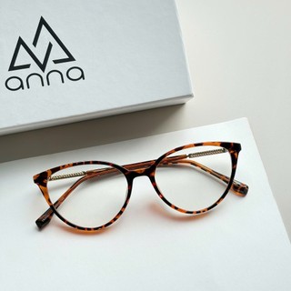 Kính mắt ANNA mắt mèo kim loại dáng mắt mèo unisex cá tính OL 30327