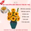 Set Nguyên Liệu Làm Hoa Hướng Dương Bằng Kẽm Nhung Loại 1 Siêu Đẹp- YÊN STORE
