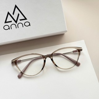 Kính mắt thời trang nam nữ ANNA chất liệu nhựa dáng mắt mèo cá tính 38026