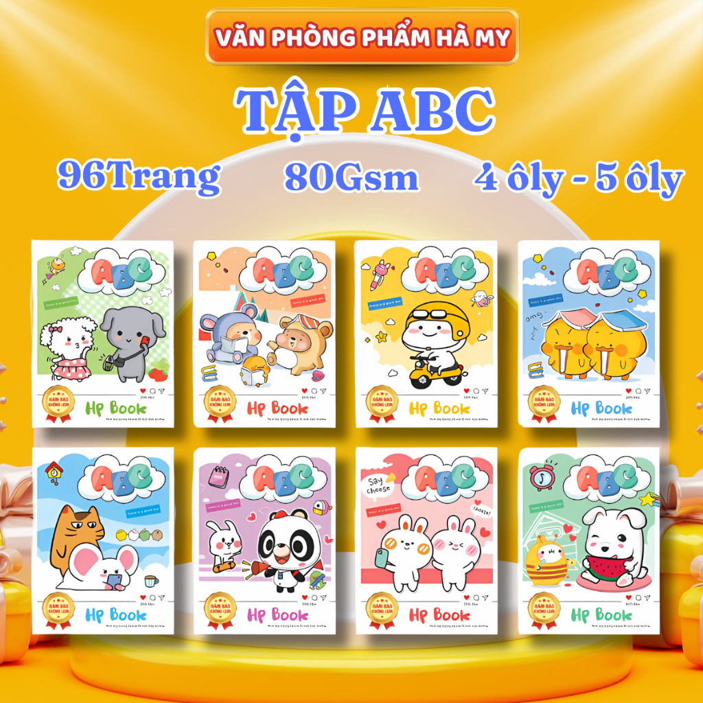 Combo 10 Quyển Tập Vở Học Sinh ABC 96 Trang Khổ A5 70/80gsm Đảm Bảo ...