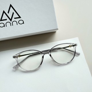 Gọng kính thời trang nam nữ ANNA chất liệu nhựa dáng mắt mèo cá tính 30323