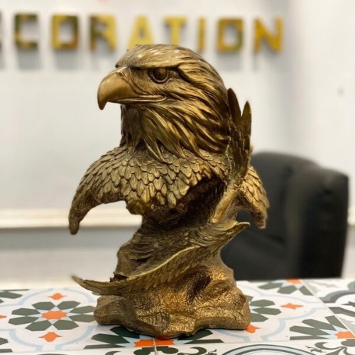 [ Ảnh thật ] Tượng đại bàng mẫu tử decor phòng làm việc, quà tặng...