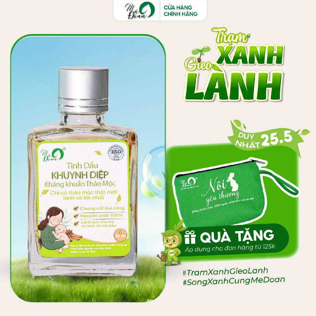 Ảnh Tinh dầu khuynh diệp thảo mộc Mệ Đoan 30ml, công thức độc quyền cho mẹ và bé 1