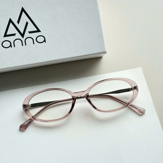 Gọng kính thời trang nam nữ ANNA chất liệu nhựa dáng oval cá tính 30320