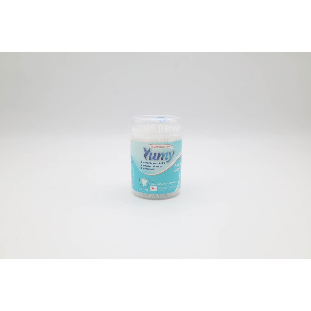 Combo 5 hộp Tăm nhựa xương cá YUMY 300 chiếc tăm nha khoa 2 đầu tiện lợi, bảo vệ nướu (TN11-121)
