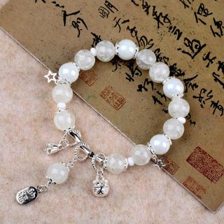 Vòng Tay Đá Tự Nhiên Thạch Anh Trắng – Dịu Dàng, Thanh Lịch, Sang Trọng Cho Nàng