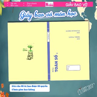 Giấy Bao Tập, Bao Vở Theo Môn Học Pastel | Giấy Bao Tập, Giấy Bọc Vở A5, B5, Tập Sinh Viên.