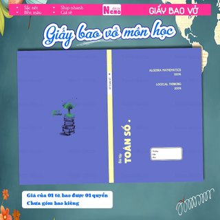 Giấy Bao Tập, Bao Vở Theo Môn Học Pastel | Giấy Bao Tập, Giấy Bọc Vở A5, B5, Tập Sinh Viên.